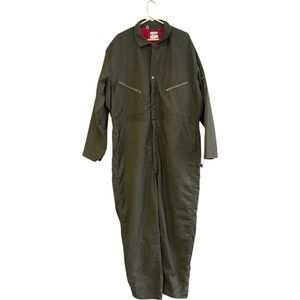OshKosh Bgosh Union Made Sanforized Coveralls Green Vintage Size 50 Mechanic